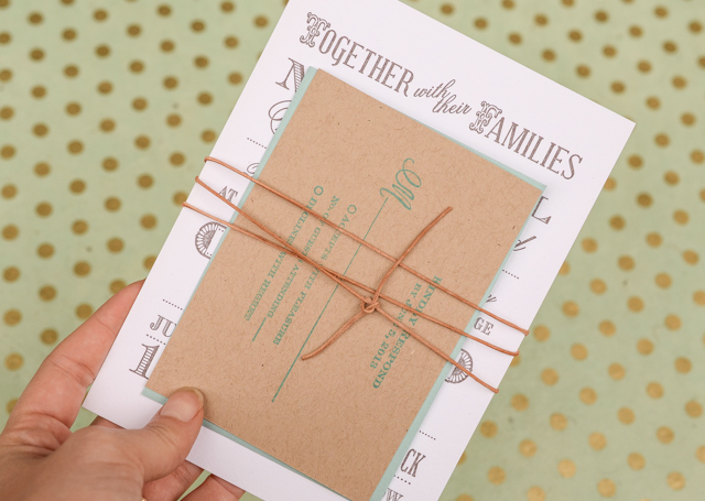 DIY Southwestern Cactus Wedding Invitations by Antiquaria for Oh So Beautiful Paper