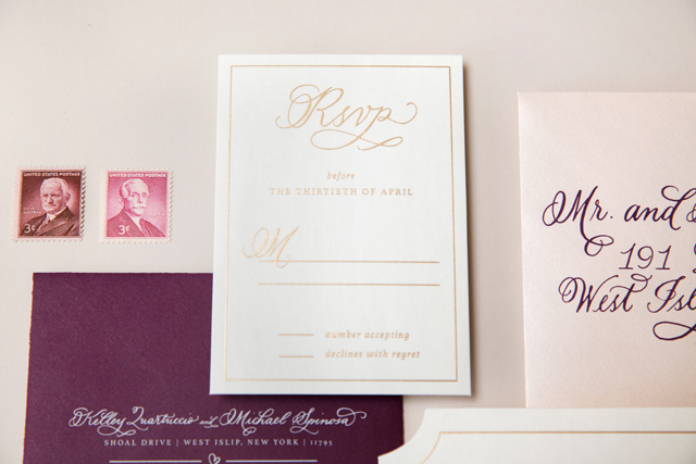 Gold-and-Wine-Silk-Screen-and-Die-Cut-Wedding-Invitations-with-Calligraphy-by-Sincerely-Jackie-OSBP5