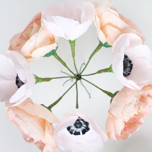 Paper Flower Wedding Bouquet / Appetite Paper for Oh So Beautiful Paper