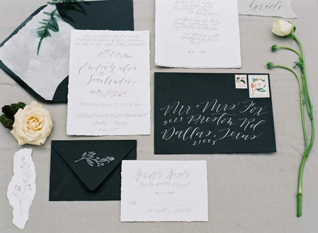 Letter Love Studio Calligraphy / Wedding Calligraphers and Calligraphy Inspiration / Oh So Beautiful Paper