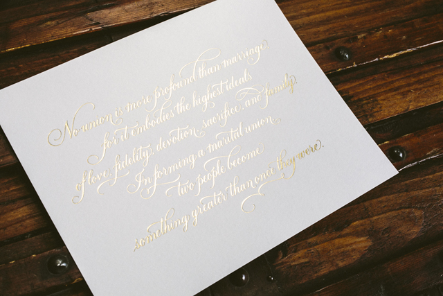 Smock Matte Gold Foil "Love Wins" Art Print / Oh So Beautiful Paper