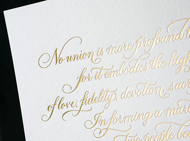 Smock Matte Gold Foil "Love Wins" Art Print / Oh So Beautiful Paper