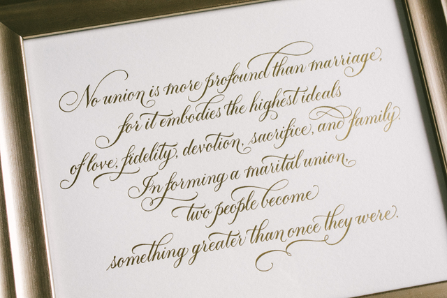 Smock Matte Gold Foil "Love Wins" Art Print / Oh So Beautiful Paper