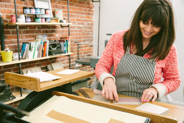 Behind the Stationery: Underwood Letterpress / Oh So Beautiful Paper