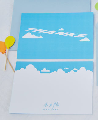 Up Balloon Baby Shower Invitations by Chykalophia / Oh So Beautiful Paper