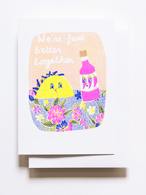 Yellow Owl Workshop Riso Print Greeting Cards / Oh So Beautiful Paper