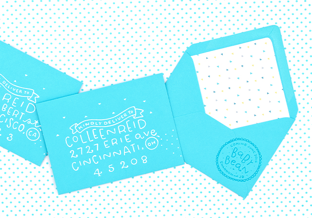 Brunch Baby Shower Invitations by Pinwheel Printshop / Oh So Beautiful Paper