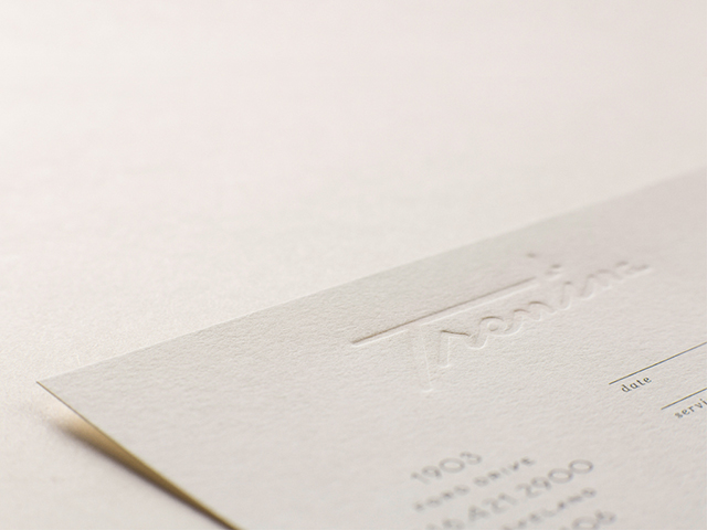 Finding the Paper: Trentina Identity System by Christine Wisnieski / Jill of Parse & Parcel for Oh So Beautiful Paper