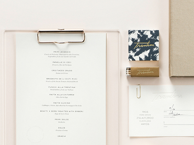 Finding the Paper: Trentina Identity System by Christine Wisnieski / Jill of Parse & Parcel for Oh So Beautiful Paper