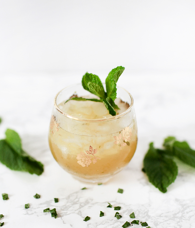Whiskey Smash Cocktail Recipe / Liquorary for Oh So Beautiful Paper