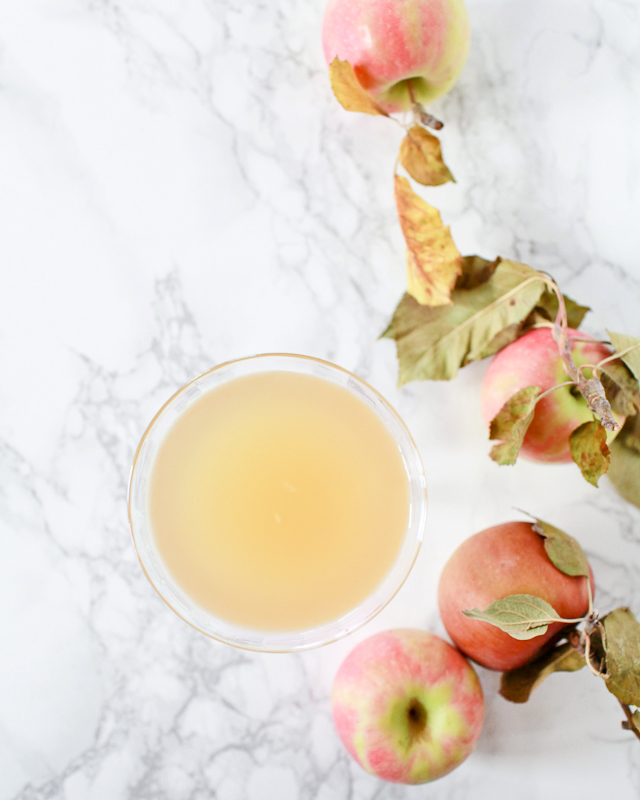 Harvest Moon Apple Ginger Whiskey Cocktail Recipe / Liquorary for Oh So Beautiful Paper