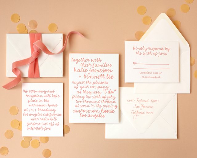 Minted Letterpress Wedding Invitations and Print Shop Tour / Oh So Beautiful Paper