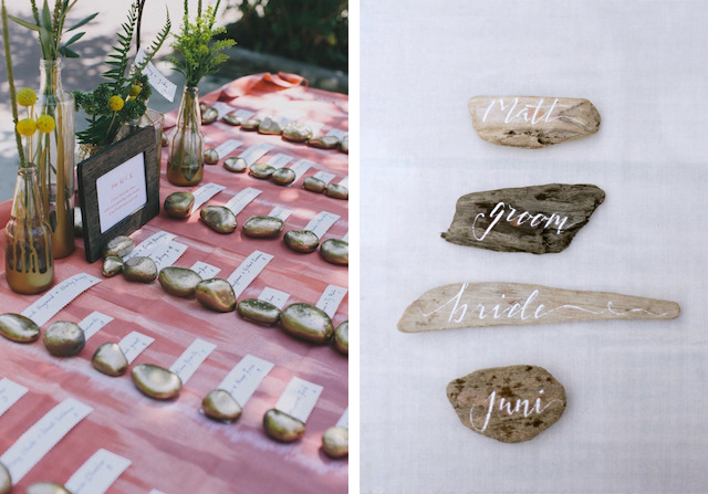 Wedding Stationery Inspiration: Nature-Inspired Escort Cards / Oh So Beautiful Paper