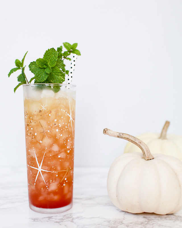 Sherry Zombie Halloween Cocktail Recipe / Liquorary for Oh So Beautiful Paper