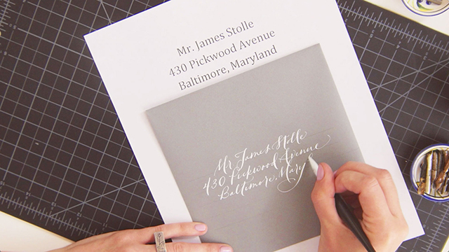 The Art of the Envelope Calligraphy Class by Paperfinger for Skillshare / Oh So Beautiful Paper