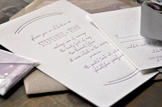 Pastel Marbled Wedding Invitations by Darling and Pearl / Oh So Beautiful Paper