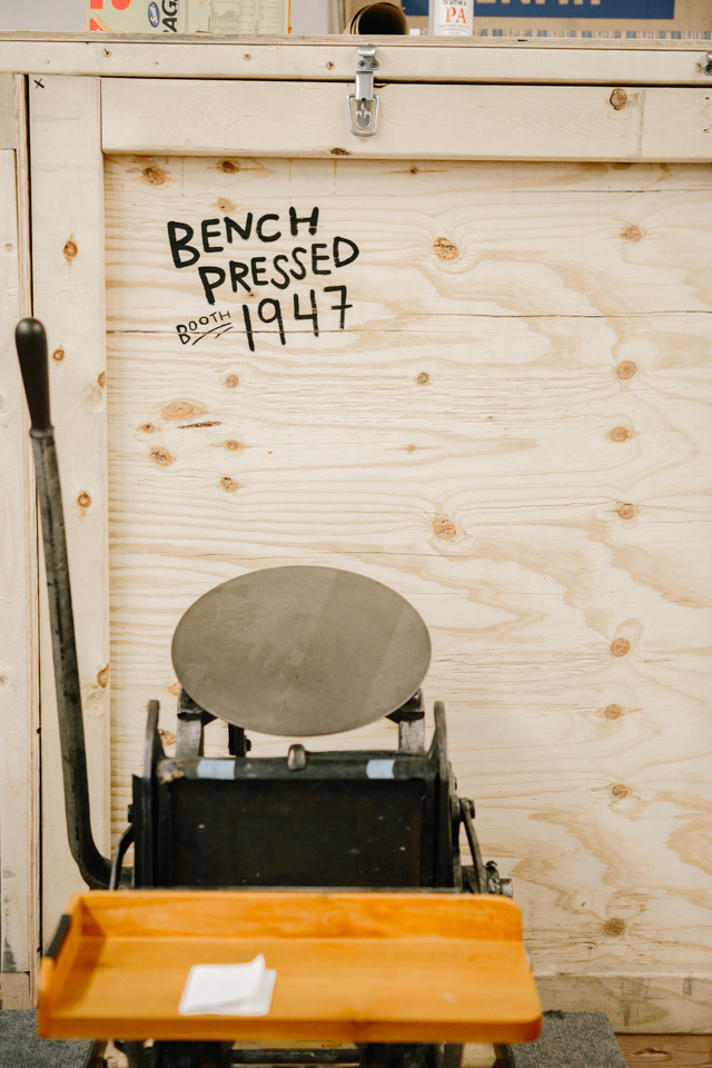 Behind the Stationery: Bench Pressed