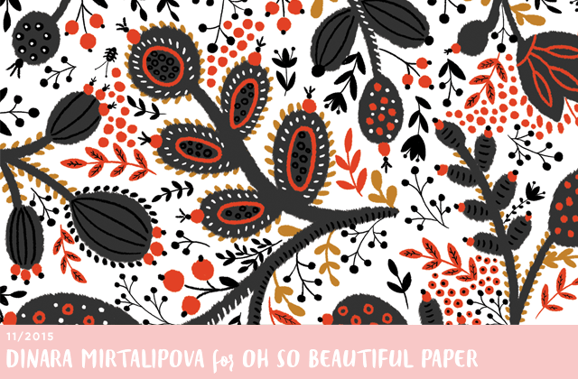 November Wallpaper / Dinara Mirtalipova for Oh So Beautiful Paper