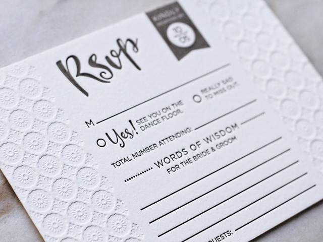 Miami Architecture-Inspired Wedding Invitations by Kate Holgate / Oh So Beautiful Paper