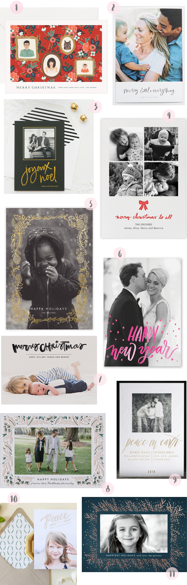 Seasonal Stationery: Custom Holiday Cards and Holiday Photo Cards / Oh So Beautiful Paper