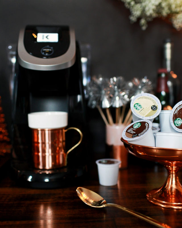 Copper Holiday Hot Chocolate Bar Inspiration with Keurig / Oh So Beautiful Paper