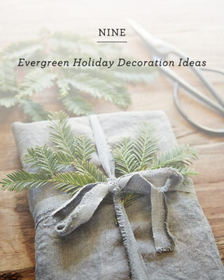 Nine Evergreen Holiday Decoration Ideas / Oh So Beautiful Paper for eBay
