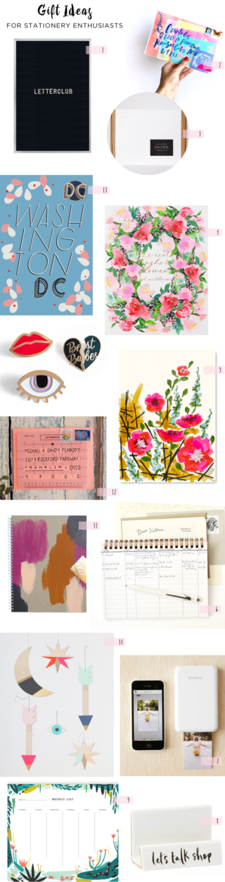 2015 Gift Guide: For Stationery Enthusiasts