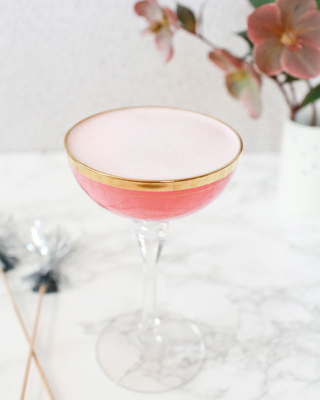 The Best Cocktails of 2015: The Clover Club Classic Cocktail Recipe by Liquorary for Oh So Beautiful Paper