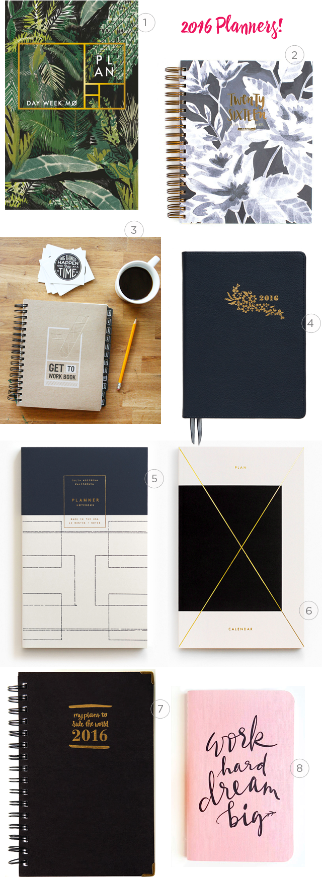 Seasonal Stationery: 2016 Planners / Oh So Beautiful Paper