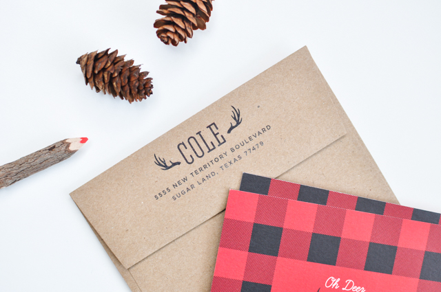 Buffalo Plaid Birthday Party Invitations by Lauren Chism Fine Papers / Oh So Beautiful Paper