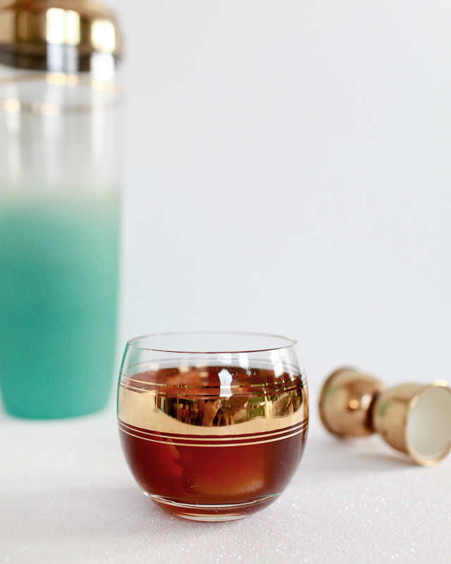 Chocolate-Fig Old Fashioned Cocktail Recipe / Liquorary for Oh So Beautiful Paper