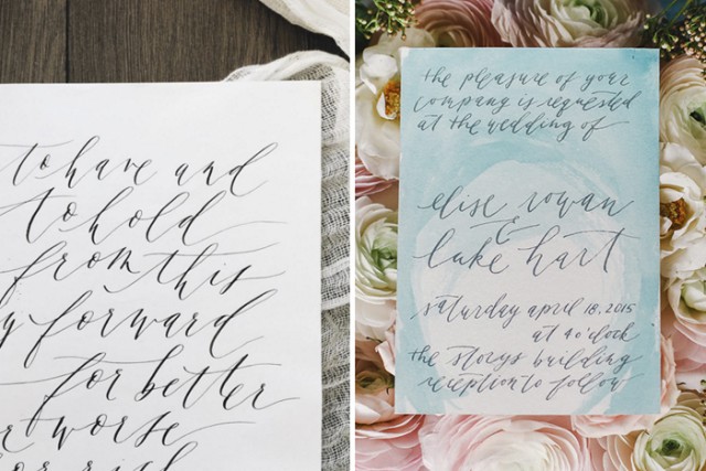 Paula Lee Calligraphy / Oh So Beautiful Paper