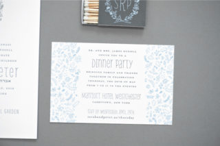 Summer Botanical Wedding Invitations by Suite Paperie / Oh So Beautiful Paper