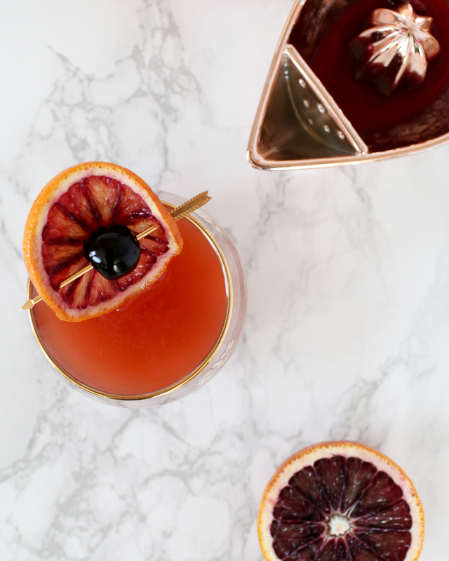 Allspice Punch Cocktail Recipe / Liquorary for Oh So Beautiful Paper