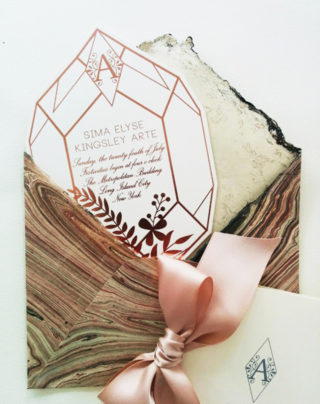Rose Foil Invitation by Umama / Oh So Beautiful Paper