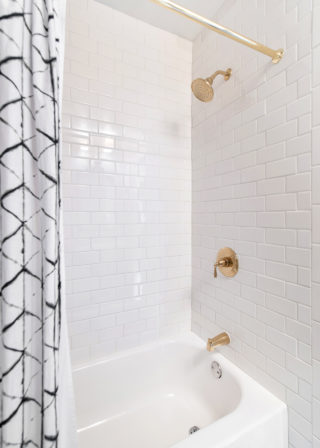 1920s-inspired Classic Small Bathroom