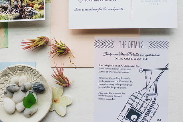 Modern Fiesta Wedding Celebration Invitations by Charm and Fig / Oh So Beautiful Paper