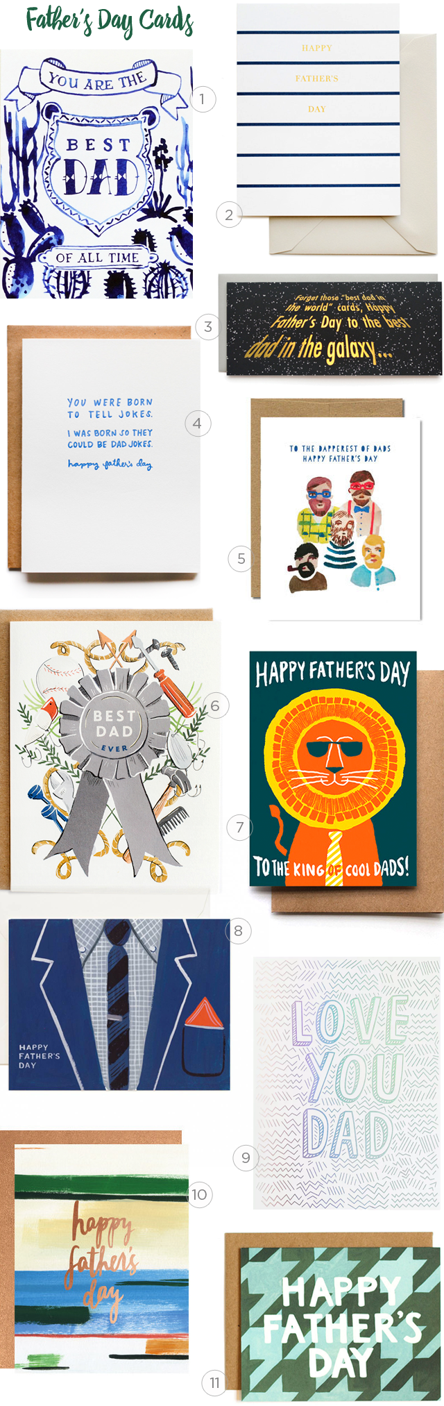 2016 Father's Day Card Round Up / Oh So Beautiful Paper