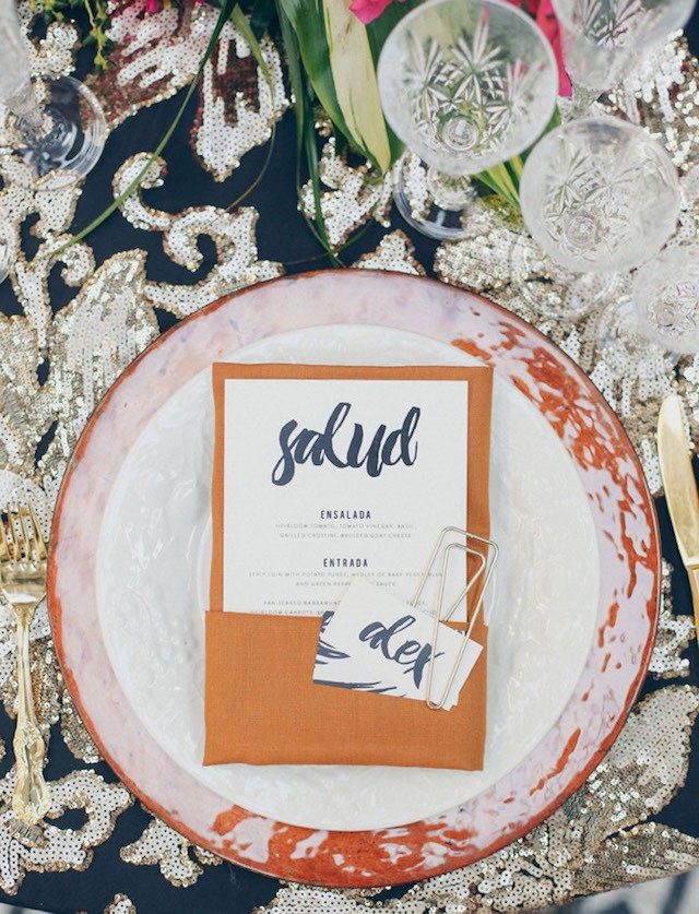 Wedding Stationery Inspiration: Place Setting Ideas / Oh So Beautiful Paper