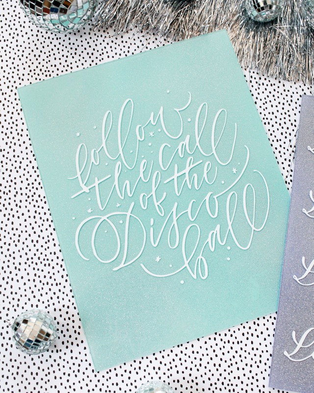 Paper Party 2016 DIY Acrylic and Vinyl Party Signs / Oh So Beautiful Paper