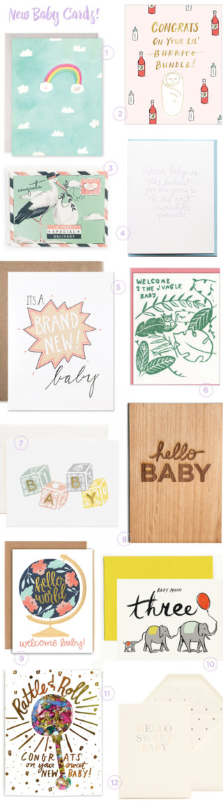 Stationery A-Z: New Baby Cards!