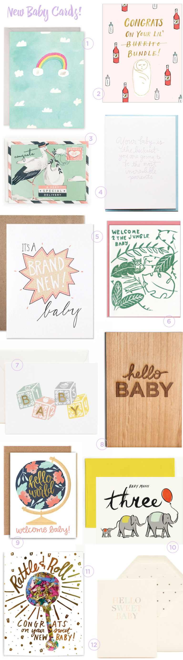 Stationery AZ New Baby Cards!