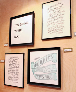 NSS 2016 – Calligraphy and Hand Lettering: Ladyfingers Letterpress / Oh So Beautiful Paper
