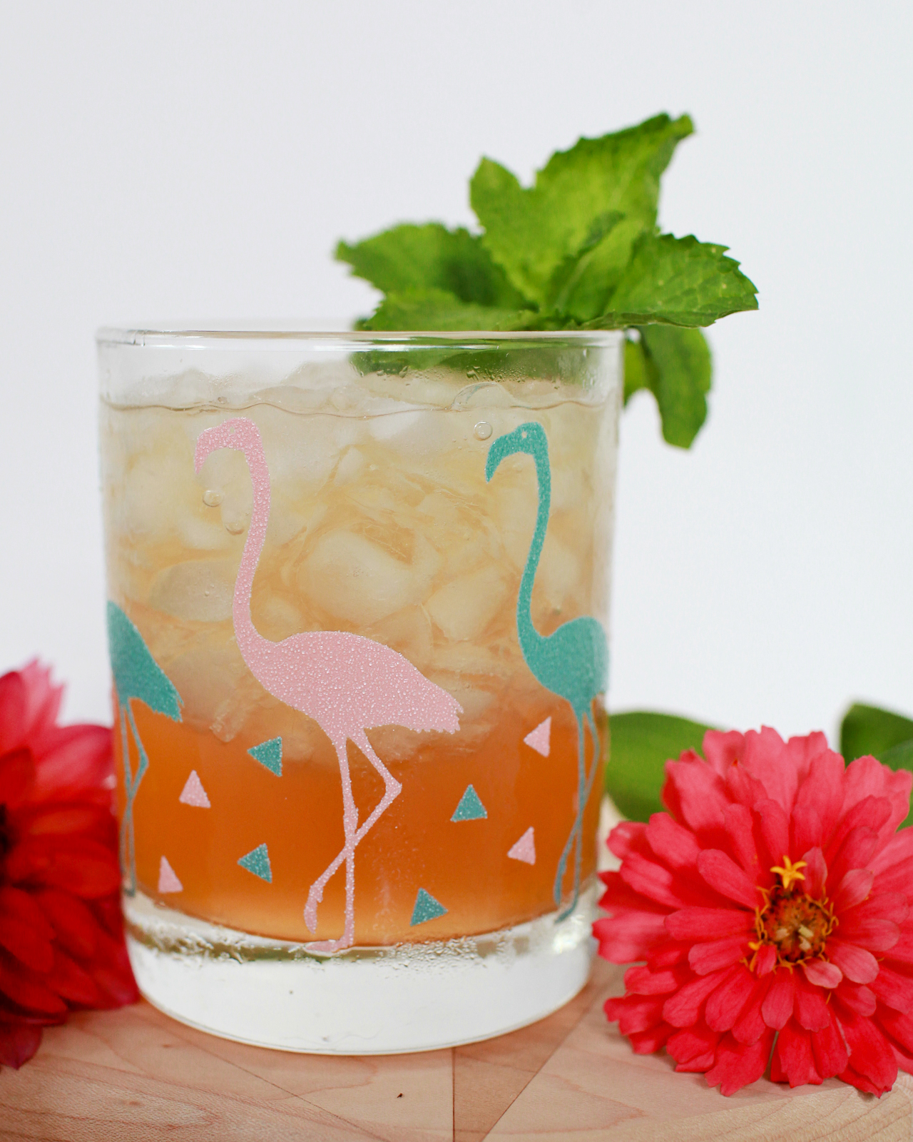 Lemon-Mint Tiki Shrub Cocktail Recipe / Liquorary for Oh So Beautiful Paper