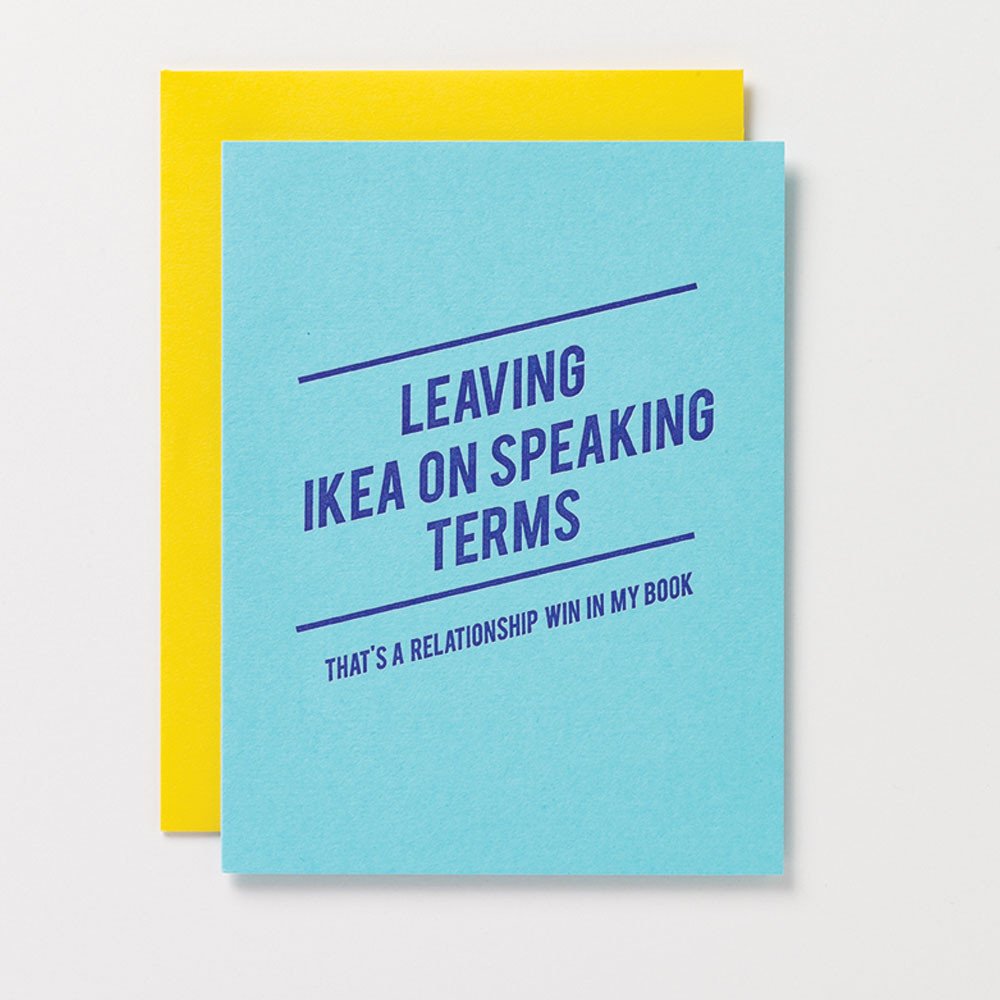 Quick Pick: Farewell Paperie / Ikea Card