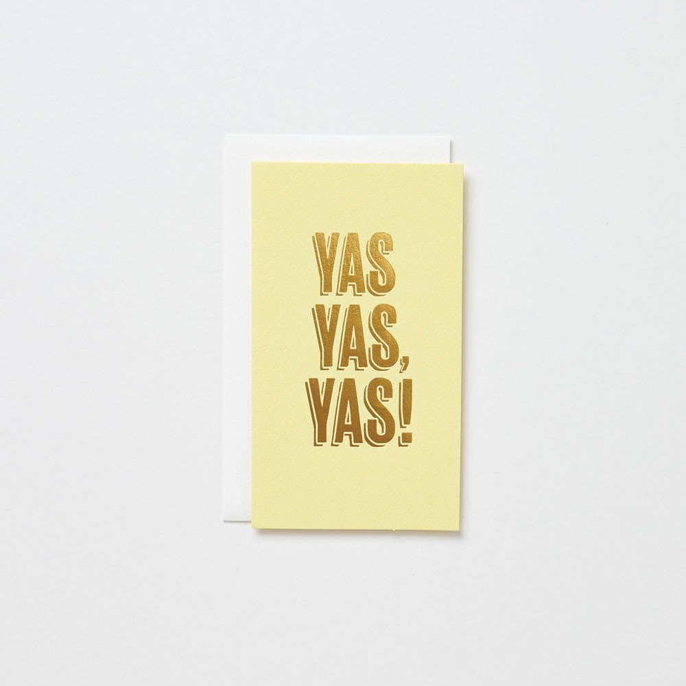 Quick Pick: Farewell Paperie / Yas, Yas, Yas! Mini Card