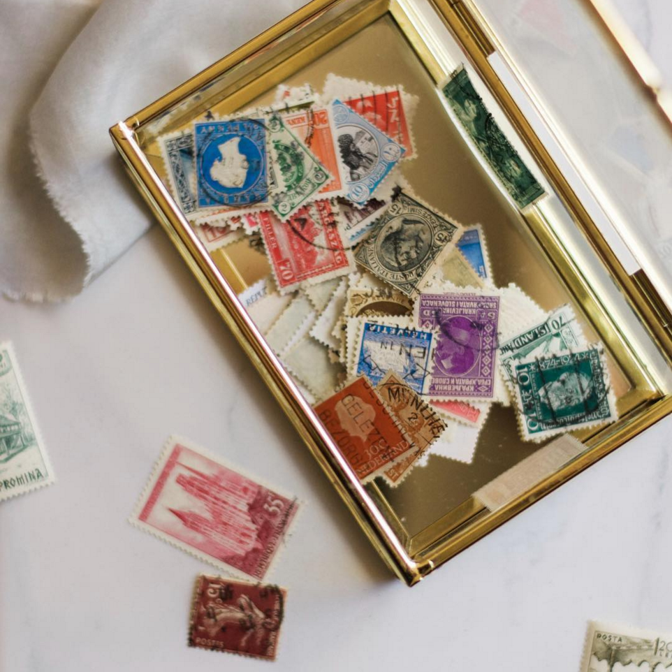 Vintage Stamps by Paper and Posies / Photo by Margot Grey via Instagram