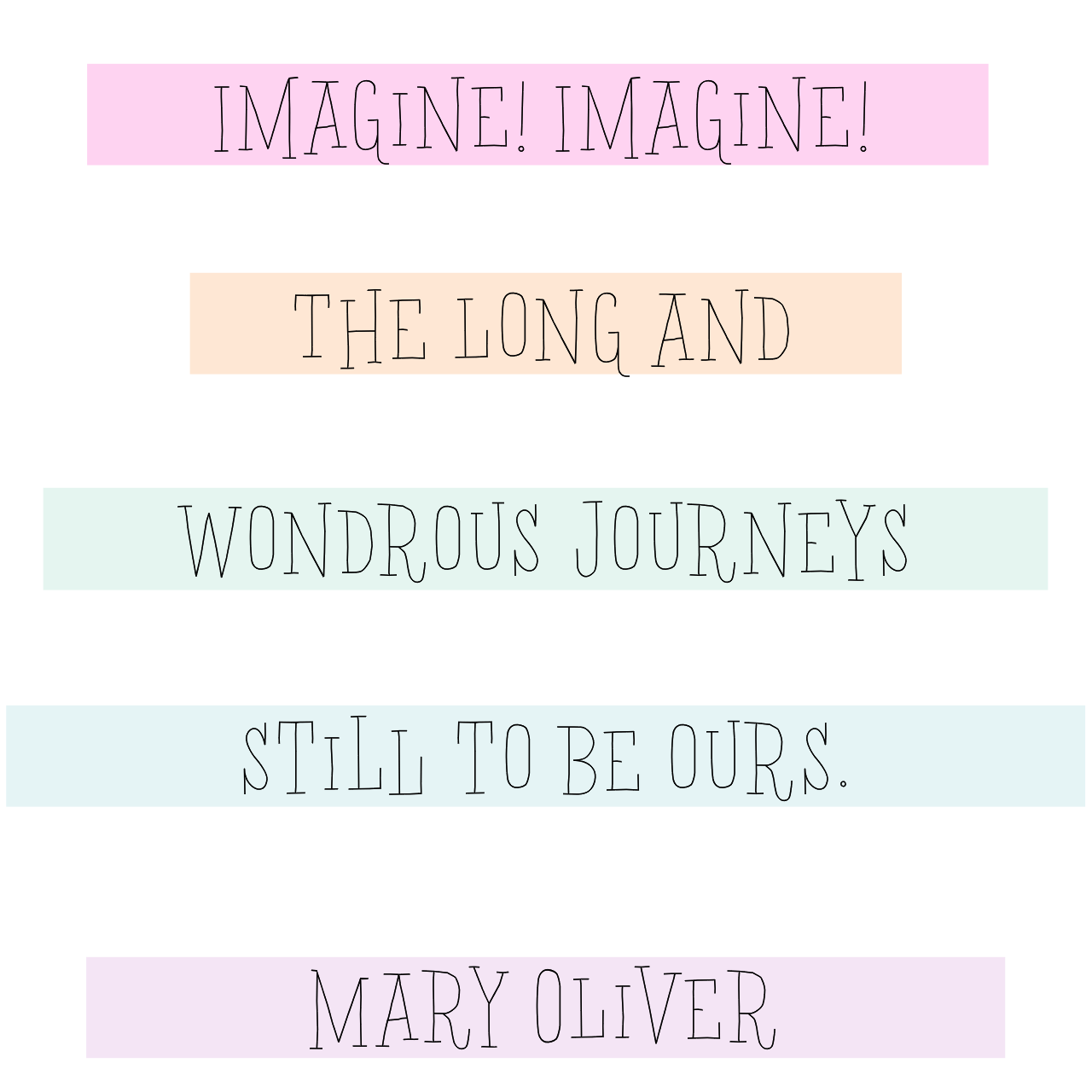 Well Said Type: Mary Oliver in Pistachio Serif 