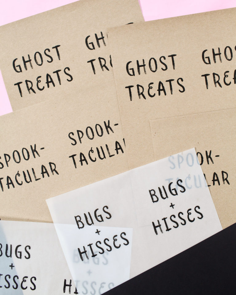 Printable Halloween Treat Bags