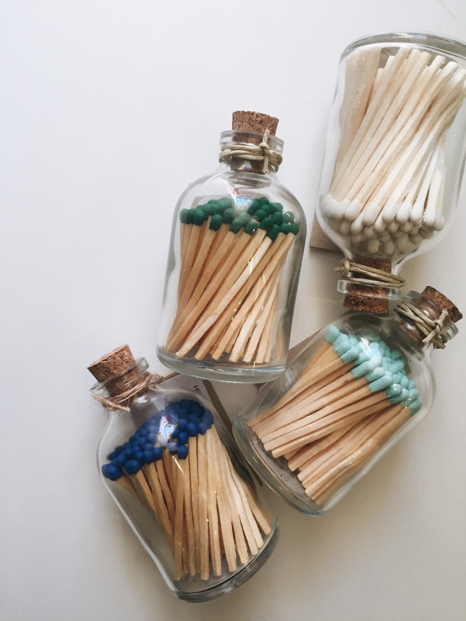 Harvest Paper Co. Matchstick Jars / Gus and Ruby Letterpress